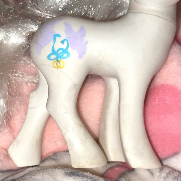 VTG 1989 My Little Pony G1 Bridal Beauty Wedding Bride Pony Hasbro White Doves - Picture 15 of 16
